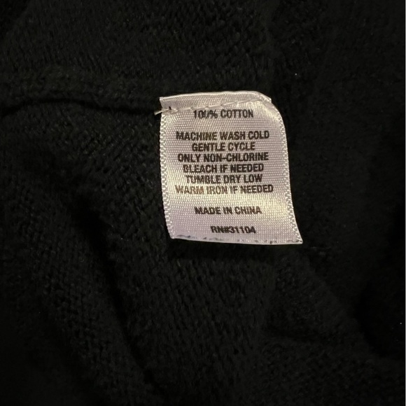 WONDERLY Black Short Sleeve Cardigan Sweater (XL) - Picture 5 of 5